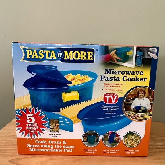 As Seen On TV Kitchen New Pasta N More Microwave Pasta Cooker As